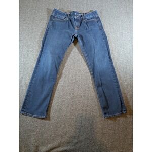 Gap Jeans Women's 1969 Denim Size 30p Straight Leg High Rise Dark Wash Stretch